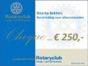 Cheque voor Doortje